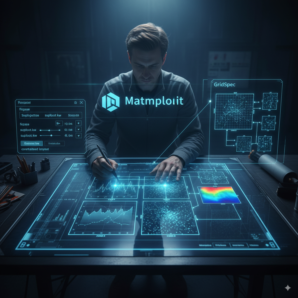 Imagen destacada del tutorial relacionado: Subplots y Múltiples Figuras con Matplotlib: Layouts Complejos